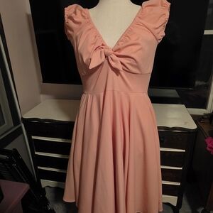 Pinup Couture Peach Mini Dress